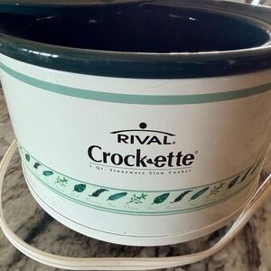 Rival Vintage Crock-Pot Stoneware Slow Cooker